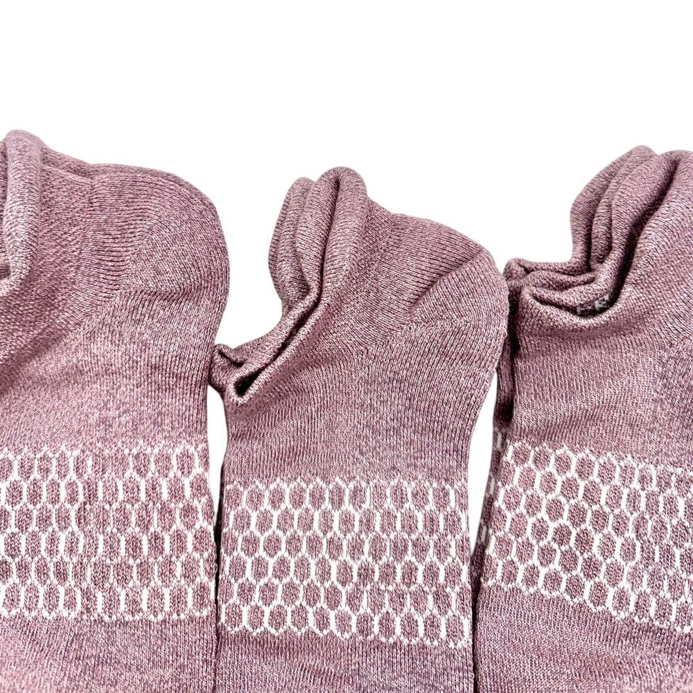 Bombas Women's Performance Ankle Socks Medium 3 pairs Berrry Plum NWOT - Picture 2 of 3